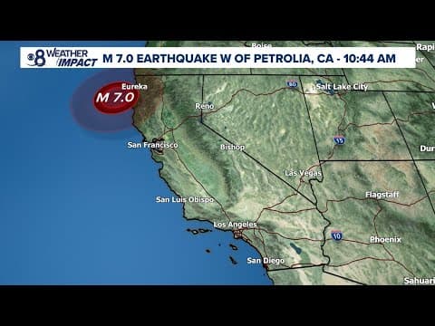 Major earthquake strikes off coast in Northern California | Expert analysis of a tsunami warning
