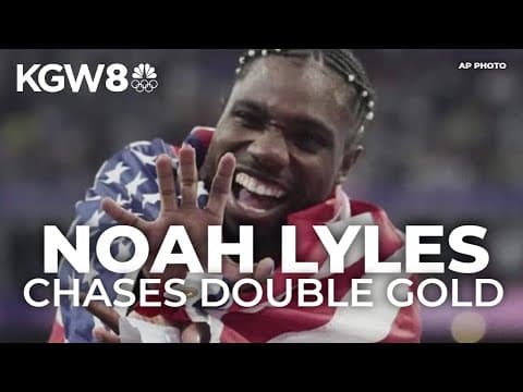 US sprinter Noah Lyles has sights set on double gold