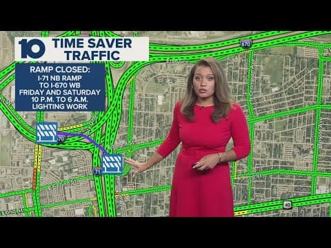 Ramps on I-670, I-270, I-71 to close this weekend