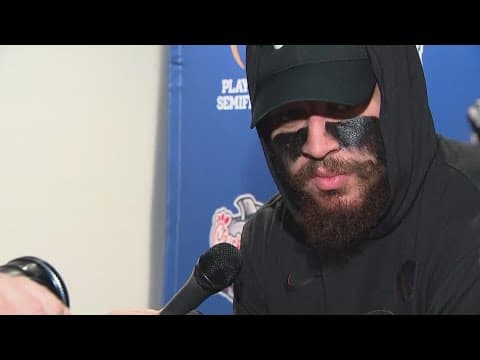 Julian Fleming Peach Bowl postgame interview | Ohio State-Georgia Peach Bowl