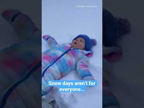 First #Minnesota snow day! #shorts #snow #winter