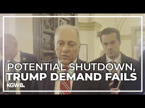 Government shutdown looming as House rejects Trump-backed spending bill