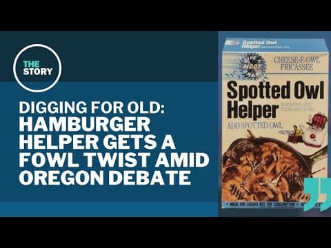 'Save a logger, eat an owl' slogan launches fowl gag product | Digging for Old