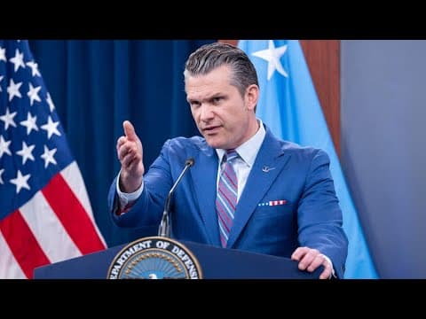 Pete Hegseth calls out press for cheering against Donald Trump