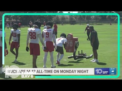 Bucs are 14-13 all-time on Monday night