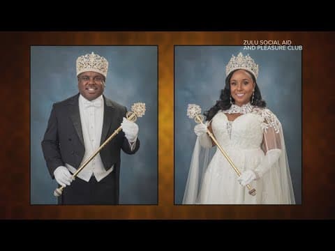 Zulu King and Queen prepare for Mardi Gras in New Orleans