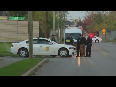 Person shot by IMPD officer while hiding in tree after fleeing traffic stop on city's near NE side