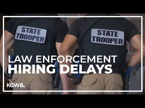 Police departments are hiring, but Oregon's only police academy has a 6 month-long wait to get in