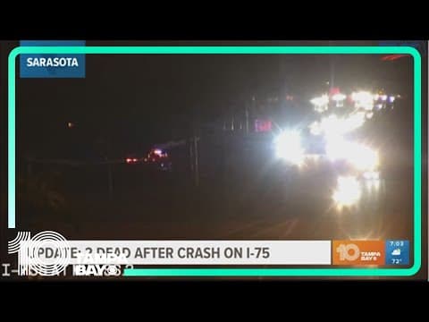 2 dead after hit-and-run crash on I-75 in Sarasota