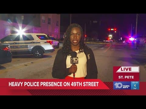 Witnesses say they heard gunshots at St. Pete crime scene