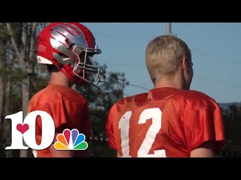 High school quarterback and high school wide receiver credit friendship for their connection on the