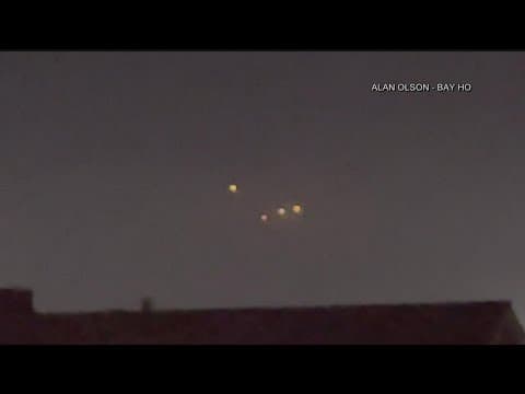 Mysterious lights off San Diego coast light up social media on Monday night