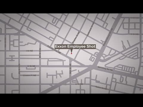 Gas station employee shot in DC