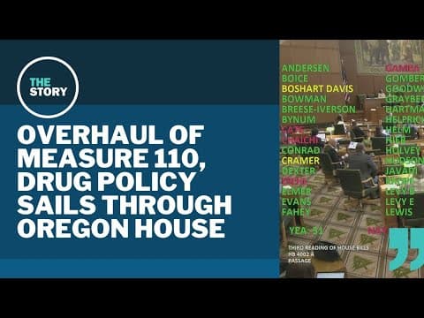 Bill to end drug decriminalization passes Oregon House
