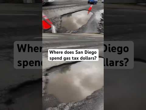 Money from California’s gas tax is supposed to help improve roads, but San Diego streets are a mess.