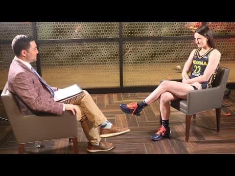 Caitlin Clark sits down with WTHR ahead of preseason game