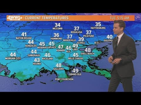 New Orleans Weather: Spring arrives tonight with a winter chill