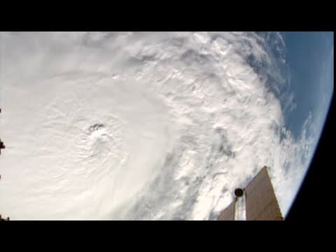 Hurricane Milton spotted from International Space Station