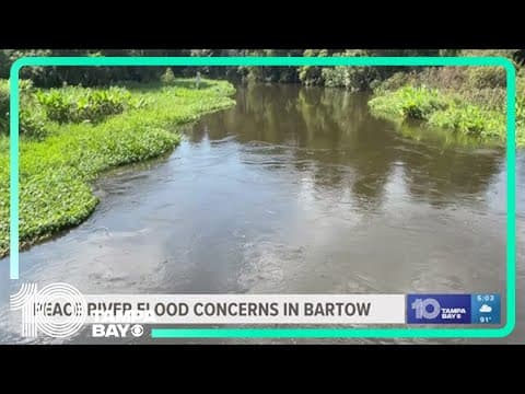 Peace River not so peaceful in Bartow as rising waters spur local state of emergency