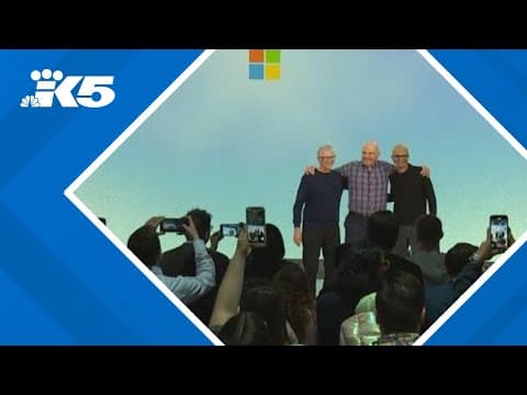 Microsoft 50-year celebration met with excitement, protest