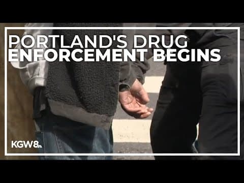 Portland police make first arrests under new drug law