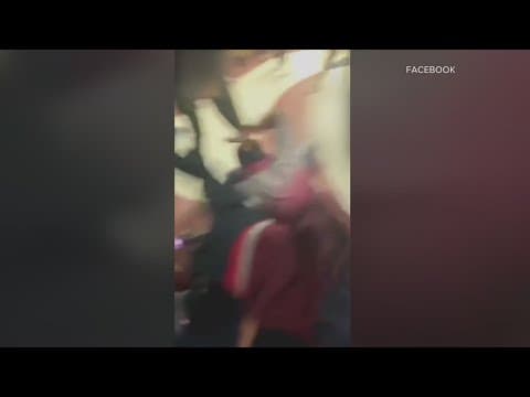 High school brawl caught on video