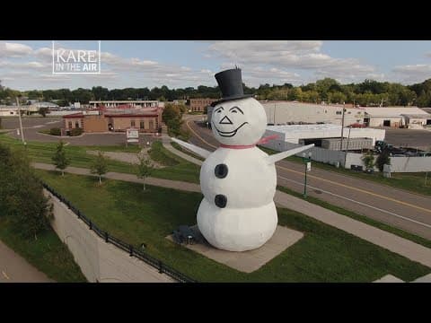 KARE in the Air: North St. Paul giant snowman