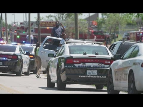 Staff at Wilmer-Hutchins High School return one week after gunman opens fire on campus
