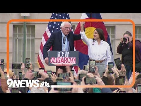 AOC, Bernie Sanders draw big crowds for 'Fighting Oligarchy' rallies in Colorado