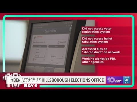 Unauthorized user accessed files from Hillsborough County Supervisor of Elections Office