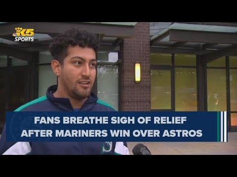 Mariners fans keeping their postseason dreams alive after Tuesday win over the Astros