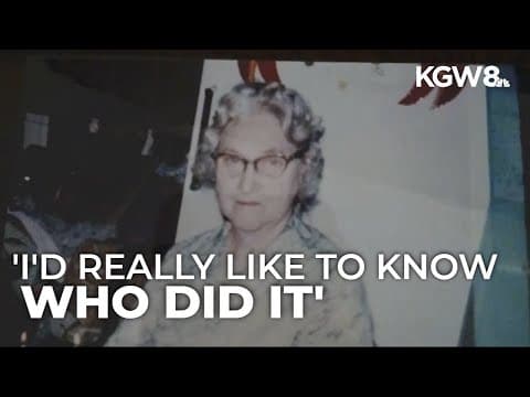 Decades-old cold case of 85-year-old's death gets reopened