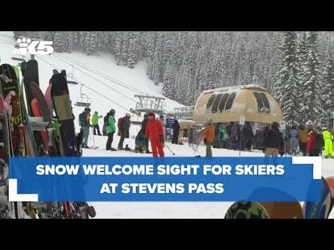 Heavy snowfall a welcome sight for skiers at Stevens Pass, but totals still far behind average