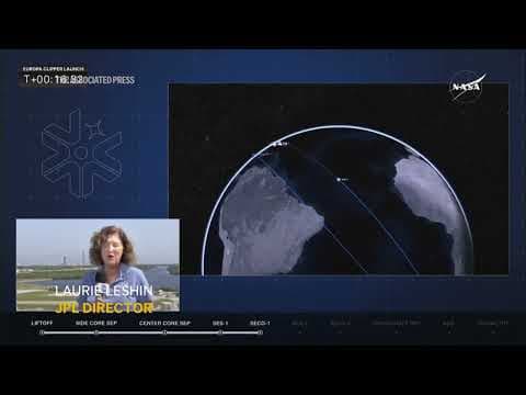 NASA spacecraft rockets toward Jupiter’s moon Europa in search of the right conditions for life