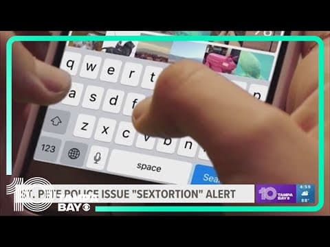 'Alarming': St. Pete police warn of spike in crimes involving people's nude photos