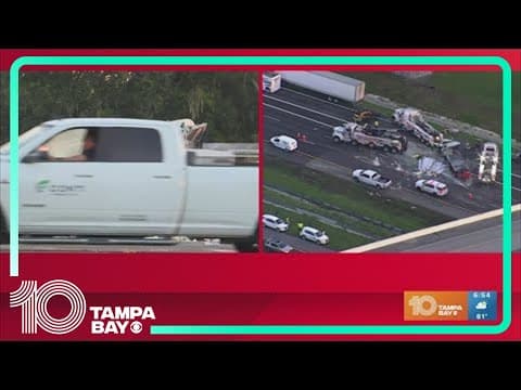 FHP: Wrong-way driver charged with DUI after crash shuts down westbound I-4 in Seffner