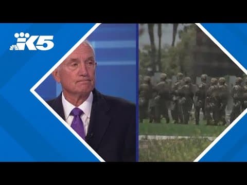 Former King County Sheriff discuss Trump signaling sending troops to Chicago and recent court ruling