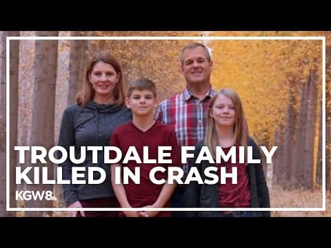 Troutdale family of four dies in crash on their way to see the eclipse
