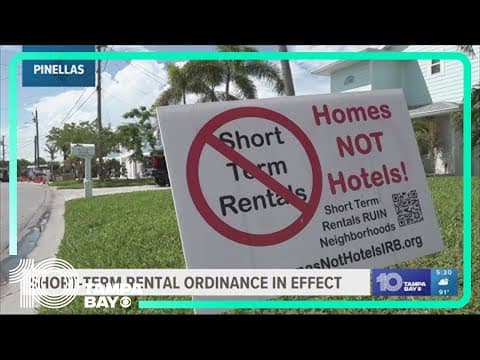 Short-term rental ordinance now in effect for Indian Rocks Beach