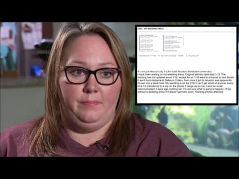 Pasadena bride-to-be waiting on wedding dress stuck at Houston processing center