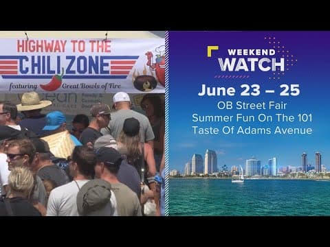 Weekend Watch June 23 - 25 | Things to do in San Diego