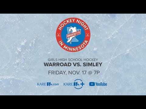 WATCH LIVE: Hockey Night in Minnesota | Warroad vs. Simley (Girls)