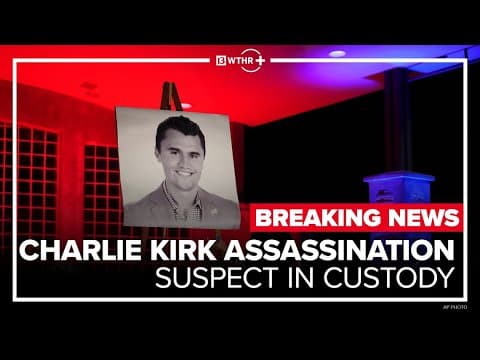 Suspect arrested in assassination of Charlie Kirk