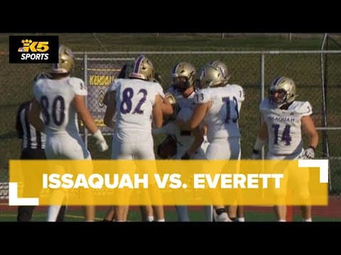 HS FOOTBALL:  ISSAQUAH VS. EVERETT