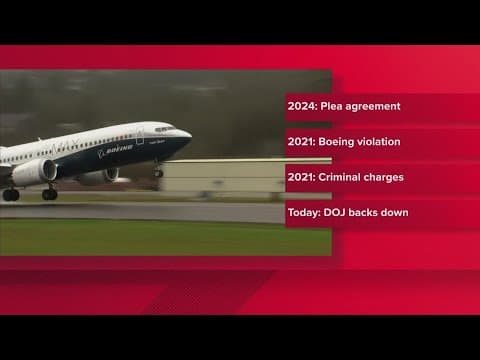 DOJ intends to drop criminal charges against Boeing in deadly 737 Max crashes, families say