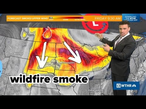 Wildfire smoke from Canada surging south this weekend (May 30-31)