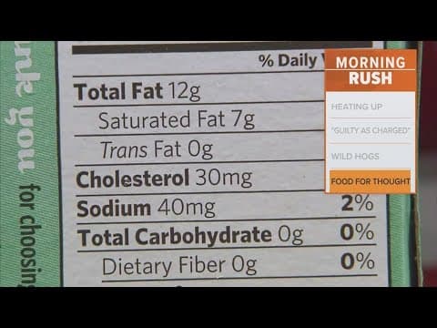 Reading food labels may soon get easier