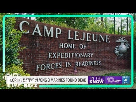 Florida man among 3 marines found dead