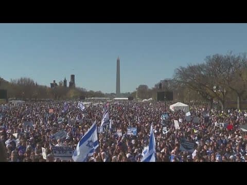 March for Israel in Washington D.C.