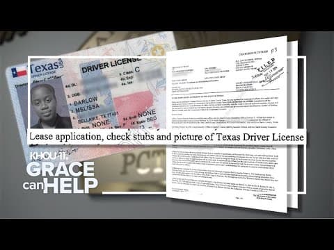 Arrest made in Houston identity theft case after victim calls KHOU 11 Grace Can Help